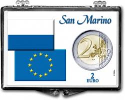 Edgar Marcus Snaplock Holder -- 2 Euro -- San Marino