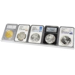 Slabbed Coin Easel -- 5 Slab Size