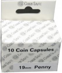 Coin Safe Capsule - Cent Size - 10 pack