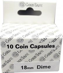 Coin Safe Capsule - Dime Size - 10 pack