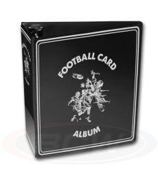 BCW 3-Inch Football Card Binder -- Black