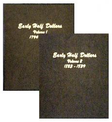 Dansco Album 6151: Early Half Dollars, 1794-1839