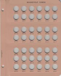Dansco Replacement Page 7125-4: Roosevelt Dimes (2005-D to 2026-P)