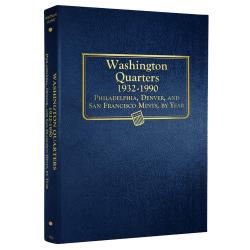 Whitman Album Washington Quarters 1932-1990