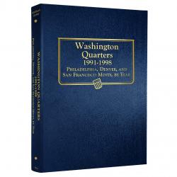 Whitman Album Washington Quarters 1991-1998