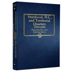 Whitman Album Statehood and Territorial Quarters - P & D 1999-2009