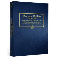 Whitman Album Morgan Dollars 1892-1921