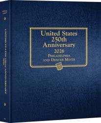 Whitman Classic Coin Album - United States 250th Anniversary Collection: 2026 (P & D Mints)