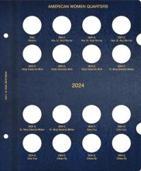 Whitman Album 4989 American Women Quarters Update Page 3: 2024