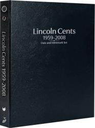 Whitman Prestige Coin Album - Lincoln Cents: 1959-2008 Date & Mintmark Set (Black)