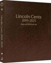 Whitman Prestige Coin Album - Lincoln Cents: Starting 2009 Date & Mintmark Set (Brown)