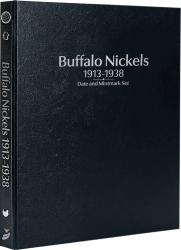 Whitman Prestige Coin Album - Buffalo Nickels: 1913-1938 Date & Mintmark Set (Black)