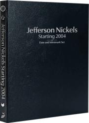 Whitman Prestige Coin Album - Jefferson Nickels: Starting 2004 Date & Mintmark Set (Black)