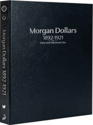 Whitman Prestige Coin Album - Morgan Dollars: 1892-1921 Date & Mintmark Set (Black)