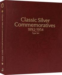 Whitman Prestige Coin Album - U.S. Classic Silver Commemoratives 1893-1954 Type Set (Burgundy)