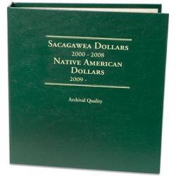Littleton Album Sacagawea Dollars 2000-2008 Native American Dollars 2009 -