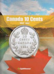 Lighthouse Vista Book Canada 10 Cents Album, 1858-1952