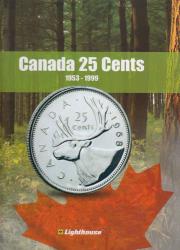 Lighthouse Vista Book Canada 25 Cents Album, 1953-1999