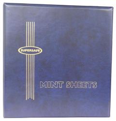 Supersafe Mint Sheet Album -- Blue
