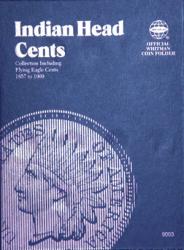 Whitman Coin Folders Lot of 6 Washington Heads 1946-59 #2 New/Old Stock 