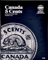 Whitman Folder 3199: Canadian 5 Cents Vol 1, 1922-64
