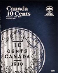 Whitman Folder 3202: Canadian 10 Cents Vol 1, 1858-1936