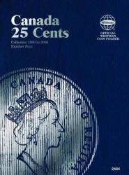 Whitman Folder 2484: Canadian 25 Cents Vol 4, 1990-2000