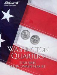 HE Harris Folder 2591: Complete Year Set Quarters, 2008