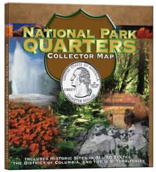 Whitman National Park Quarters Foam Collector Map