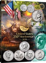 Official Whitman Coin Folder - United States 250th Anniversary Collection: 2026 (Single Mint)