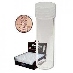 10 Numis Square Coin Tubes For US Dimes Stackable Safe Storage Durable Great Lid 