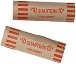 Preformed Coin Wrappers - Quarter Size