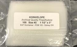 Koinvelopes - Size #2 - 1.5x3