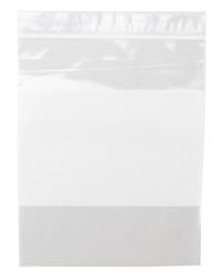 Ziplock Bags -- 4x6 -- 4 mil -- White Block