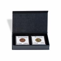 9 Mahogany Display Coin Case for 2 x 2 Cardboard Holders QUADRUM Square US 