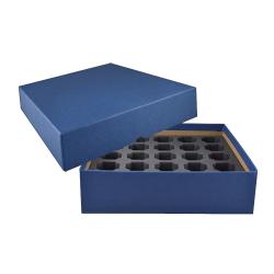 Medallion Tube Storage Box (Blue)