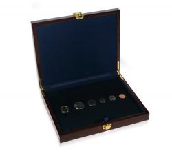Large Customizable Burlwood Multiple Coin Case (Slabs, Medals, multi-coin)