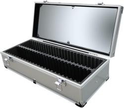 Aluminum Clear Top Slab Box - 50 Slabs