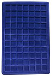 Lighthouse Blue Coin Tray -- 77 Spaces -- 22x22mm (Set of 2)