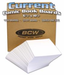 BCW Current Comic Backing Boards -- Case of 1000 (Bulk)