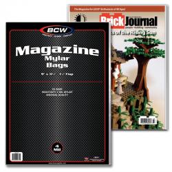 BCW Mylar Magazine Bags (4 mil) -- Pack of 25
