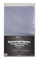 BCW Newspaper Sleeves -- 12 1/8 x 16 3/8