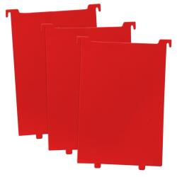 BCW Comic Book Bin Extra Partitions (3-Pack)  -- Red