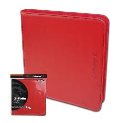 BCW Trading/Gaming Card 12-Pocket Z-Folio LX Album -- Red
