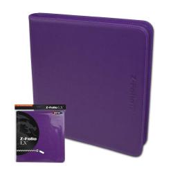 BCW Trading/Gaming Card 12-Pocket Z-Folio LX Album -- Purple
