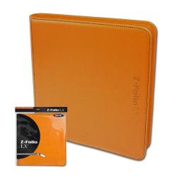 BCW Trading/Gaming Card 12-Pocket Z-Folio LX Album -- Orange