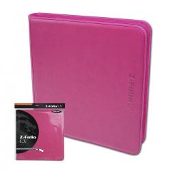 BCW Trading/Gaming Card 12-Pocket Z-Folio LX Album -- Pink
