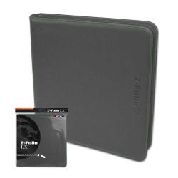 BCW Trading/Gaming Card 12-Pocket Z-Folio LX Album -- Gray