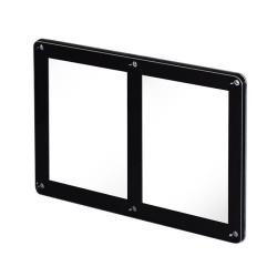 Guardhouse Screw Card Holder -- 35pt -- Black Border -- 2 Card