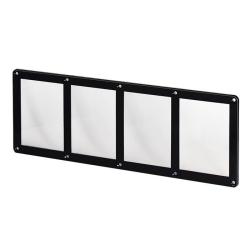 Guardhouse Screw Card Holder -- 35pt -- Black Border -- 4 Card